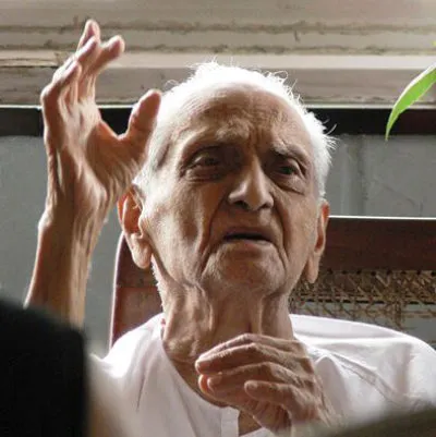 Ramesh in relaxed pose during informal conversation