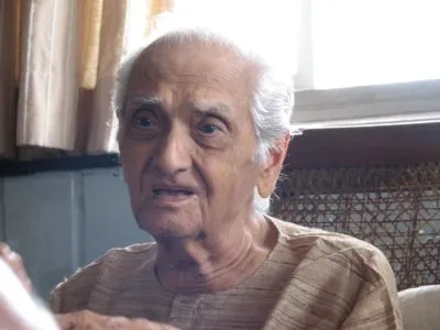 One of the last photographs of Ramesh Balsekar