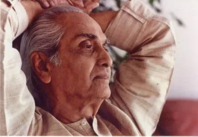 Ramesh mid-sentence during animated teaching