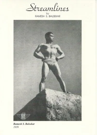 Young Ramesh Balsekar in formal attire, pre-spiritual phase