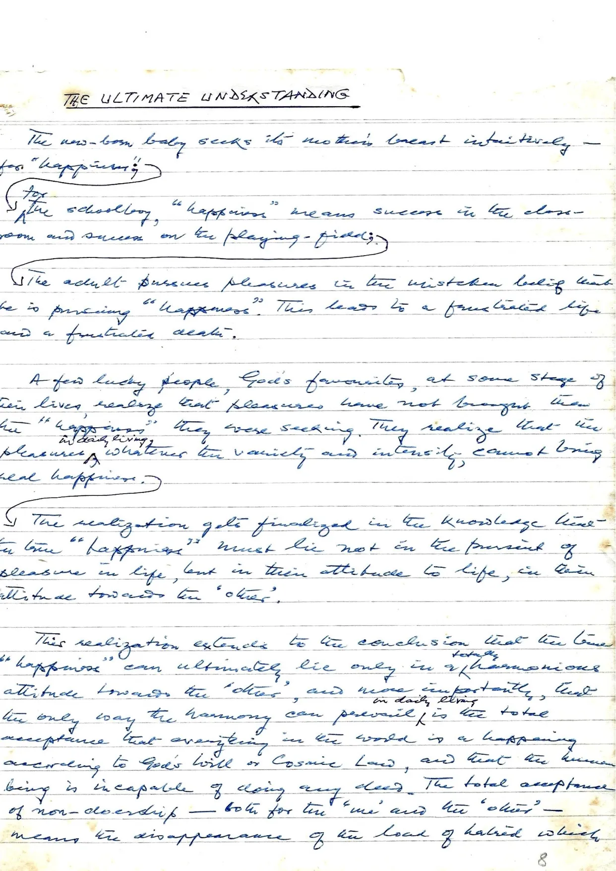 The Ultimate Understanding